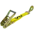 thumbnail image 4 of VULCAN Car Tie Down - Twisted Snap Hooks - Lasso - 2 inch x 96 inch - 2 Pack - Yellow - 3300 Lbs SWL, 4 of 8