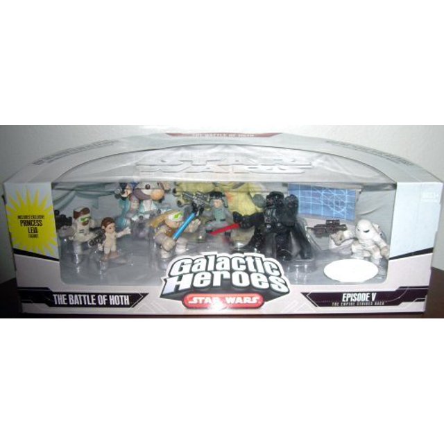 Paquete múltiple de minifiguras de lujo exclusivo de Star Wars Galactic Heroes The Battle of Hoth Galactic Heroes 653569264071