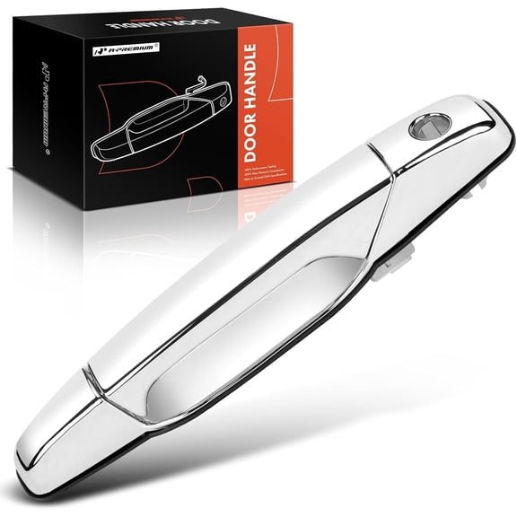 A-Premium - Front Left Driver Side Exterior Door Handle - Compatible with Chevy, GMC & Cadillac Models - 2007-2014 - Silverado, Sierra, Tahoe, Suburban, Avalanche, Yukon - Replace# 20828258, 22738721