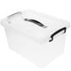 thumbnail image 2 of FELTECHELECTR Contenedor de almacenamiento de plástico, caja para guardar ropa debajo de la cama, organizador de ropa y artículos diversos, 2 of 6