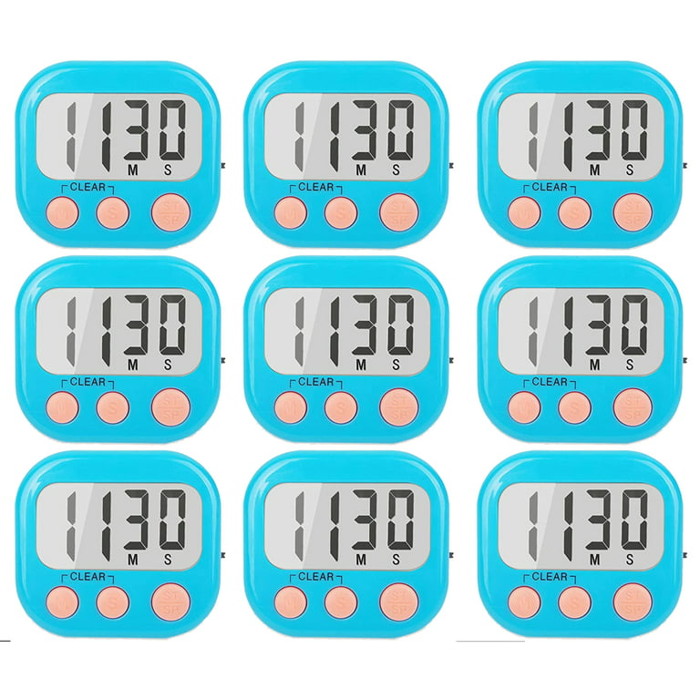 100 PCS Digital Kitchen Timers for Cooking Magnetic Timer for