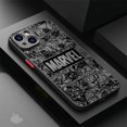 thumbnail image 3 of Funda para Apple iPhone 12 Mini 8 Plus 15 Pro 13 7 6S XS X XR SE 11 Pro 14 Pro Max cubierta dura PC de lujo Marvel Spiderman Ironman, 3 of 5