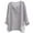 Gray, variant on WREESH Men's Fashion Lightweight Linen Shirts Solid Long Sleeve V-Neck Comfortable Loose Casual T-Shirt Tops Gray