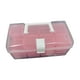 thumbnail image 2 of Estuche para guardar joyas,Estuche transparente para guardar joyas con 32 compartimentos,Caja de almacenamiento de aretes de gran capacidad de 32 unidades,Organizador de joyas portátil con Rosa, 2 of 9