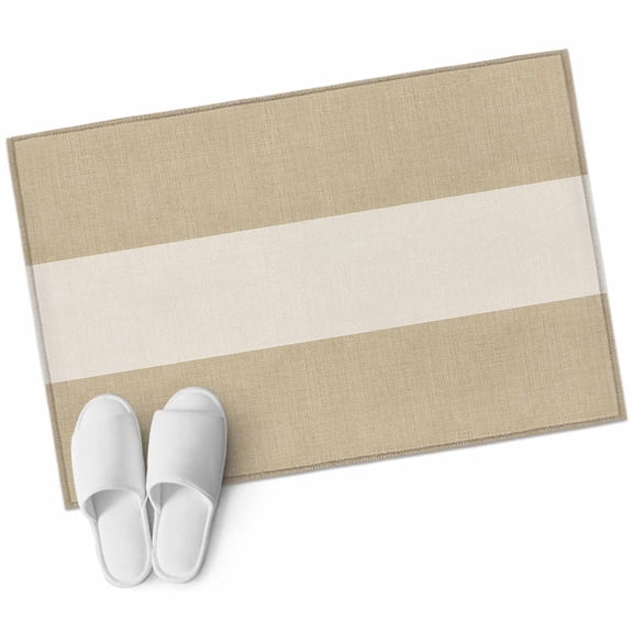 Area Rugs 2x3,Farm Khaki Vintage Brown Color Block Striped Non Slip Washable Rug Indoor Carpet Soft Floor Rugs for Home Living Room Bedroom Dining Room Office