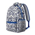 thumbnail image 5 of Artistic Rustic Style School Backpack with Symmetrical Tribal Patterns, Durable Oxford Cloth, Adjustable Straps, Breathable Foam Padding for Student and Student, Great for Sports and Camping, 5 of 5