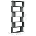 thumbnail image 6 of vidaXL Book Cabinet Room Divider Bookshelf Standing Shelves Engineered Wood, 6 of 41