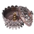 thumbnail image 4 of Quemador de incienso, soporte de Aroma de aleación de Zinc, loto Vintage, decoración de los ocho símbolos auspiciosos, 4 of 8