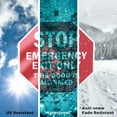 thumbnail image 5 of Stop Emergency Exit Only This Door Is Alarmed 10 inch X 10 inch Octagon Aluminum Metal Signs with Aluminum Mounting Stake Weather Resistant UV Protected for Workplace Private Property, 5 of 8