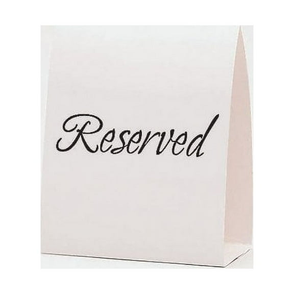 Reserved Table Cards (12 count)
