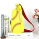 thumbnail image 5 of Bolsa de pecho retro Impresión casual PU Crossbody Sling Bolsas para hombres mujeres (softbol) Sywqhk Para Estrenar, 5 of 8