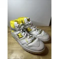 thumbnail image 1 of New Balance 650R Shoes Mens Size 10.5 White Sneakers High Top Honeycomb Yellow, 1 of 5