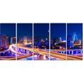 thumbnail image 2 of Interchange Overpass at Night Skyline, 2 of 3