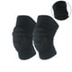 thumbnail image 5 of 1 par de rodilleras deportivas gruesas de silicona para fútbol, baloncesto, voleibol y gateo (negras), 5 of 5