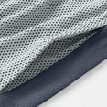 thumbnail image 5 of Avirosel Men's Casual Two-Piece Set Sleeveless Tank Top and Shorts Color-Block Loose Fit Breathable Mesh Sports Outfit Gray, 5 of 8