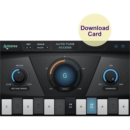 Access Pitch Correction Vocal Effects Plug-in (Download Card)