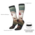 thumbnail image 4 of Naloa Colorful Axolotl Underwater Knee Socks, High Socks Long Stretchy Sock Women Knee High Stocking, Long Socks for Women, 4 of 6