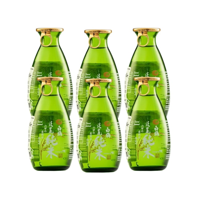 Six Pack Sake Japones Hakutsuru Tanrei Jyosen 180 Ml Hakutsuru Sake