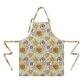 thumbnail image 2 of Sunflower Pattern Apron-Garden Aprons for Women with Pockets-Cotton Linen Waterproof Kitchen Cooking Gardening Aprons Adjustable for Kitchen,Cooking,BBQ and Salon 33x27 Inch, 2 of 7