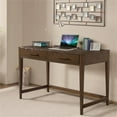thumbnail image 2 of Bowery Hill Contemporary 2 Drawer Writing Desk in Plymouth Brown Oak, 2 of 17