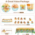 thumbnail image 4 of Set de decoración de cumpleaños Yingoto Capybara 171 piezas para 20 invitados, 4 of 7