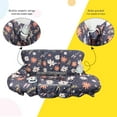 thumbnail image 5 of Shopping Cart Cover for Baby, 2 in 1 High Chair Cover & Grocery Cart Cover for Babies,with Clear Phone Pouch,thick, Machine Washable, Flowers, 5 of 6