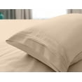 thumbnail image 3 of Smyrna Queen Size Bamboo Derived Rayon Sheets Set, Deep Pockets, Softer Than Cotton, Luxury Sheet Set, Moisture Wicking, No Fading, High Quality, Queen Size, Beige, 3 of 5