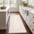 thumbnail image 4 of GlowSol 2x6 Washable Running Rug, Beige Geometric Non Slip Living Room Rug, Soft Low Pile Indoor Carpet for Bedroom Dining Room, 4 of 10