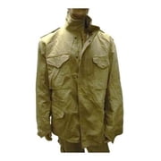 Alpha Industries M-65 Water-Repellent Field Jacket. Made In The USA. Available in All Sizes and Colors. (XS, Khaki)