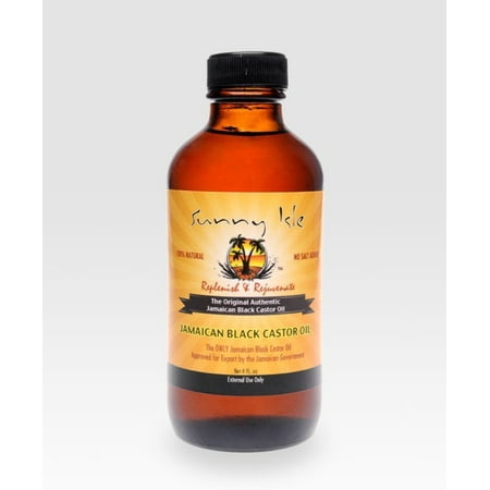 Sunny Isle Jamaican Black Castor Oil, 4 Oz (Best Castor Oil For Eyebrows)