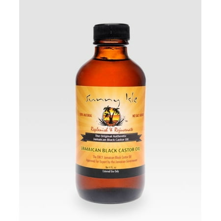 Sunny Isle Jamaican Black Castor Oil, 4 Oz (Best Oil To Mix With Castor Oil For Hair)