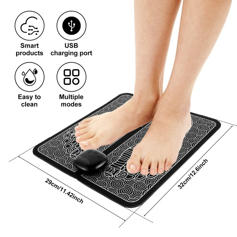 Foot Stimulator (FSA HSA Eligible) with EMS TENS for Pain Relief and  Circulation, Electric Feet Legs Massagers Machine for Neuropathy and  Plantar Fasciitis, Nerve Muscle Stimulator with Electrode Pads : :  Health