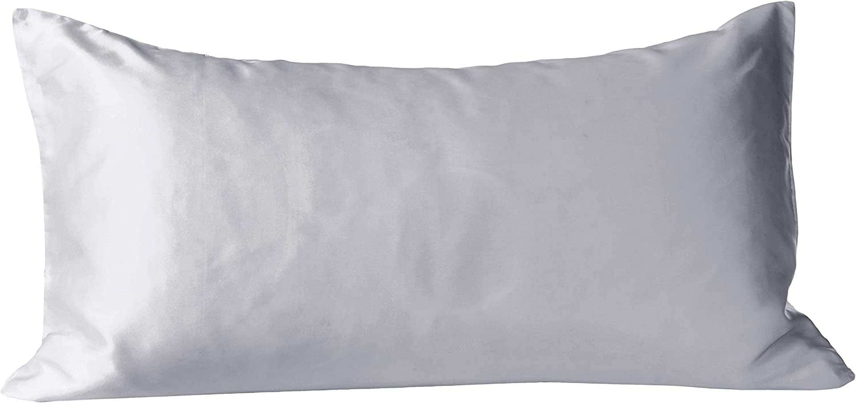 Morning Glamour 600 TC King Size Satin Pillowcase Silver