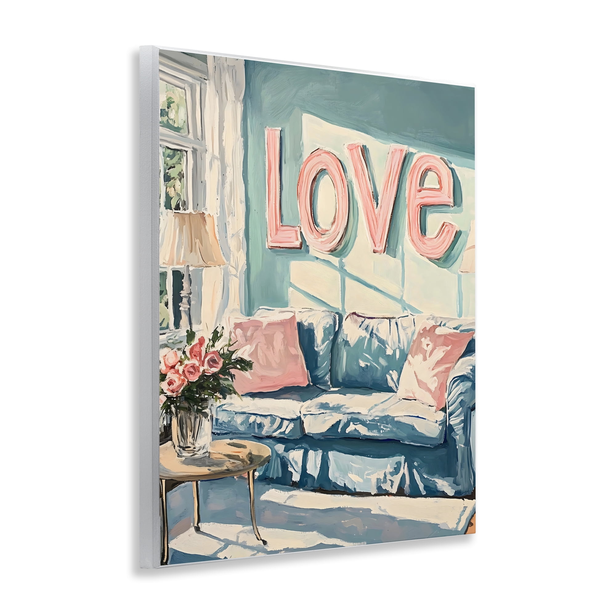 Stupell Industries Love Letters Above Cozy Couch Wall Plaque Art, design by The Prints Vibe