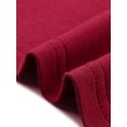 thumbnail image 5 of INSPIRE CHIC Women's Halloween Bolero Shrugs Long Sleeves Open Front Cotton Knit Crop Shrugs Deep Red XL, 5 of 6