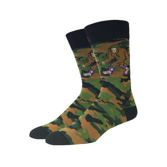 Camo Bigfoot One Size Fits Most Crew Socks