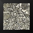 thumbnail image 2 of Zarris, Chariklia 12x12 Black Modern Framed Museum Art Print Titled - Printed Graphic Chintz IV, 2 of 5