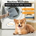 thumbnail image 5 of Zacenei Dog Bed Mat,Soft & Comfortable Dog Kennel Pad, Multi-Purpose Dog Crate Bed & Dog Bed Mats Durable Dog Plush Crate Mat for Dog & Cat-Ideal for Crate, Kennel, Home Use [Light Gray,L(33*22in)], 5 of 7