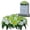 A_Green, variant on Headstone Flowers – Artificial Cemetery Flowers for Grave, Artificial Roses and Chrysanthemums Mixed - Easy to Install Cemetery Flowers for Grave Saddle, Blue,.Red and White