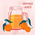 thumbnail image 2 of Swati, Siotia 26x26 White Modern Wood Framed Museum Art Print Titled - Orange Juice, 2 of 4