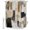 Khaki Brown Tan, variant on Shower Curtains for Bathroom, Modern Black Brown Waterproof Fabric Shower Curtain, Abstract Oil Painting Art Decorative Bathroom Curtain for Bathtub, 72"x78", No Hooks Included