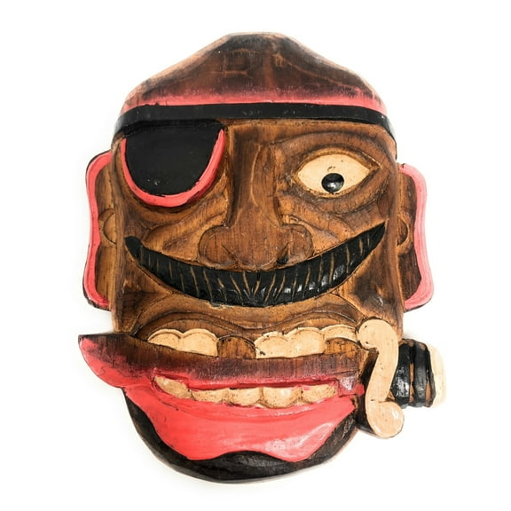 Pirate Wall Plaque 8" w/ Mustache - Pirate Decor | #dpt525620
