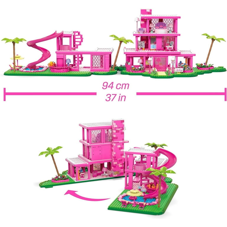 MEGA Brands Barbie Movie Dream House Dollhouse Block Set with Micro Dolls COLLECTABLES Walmart