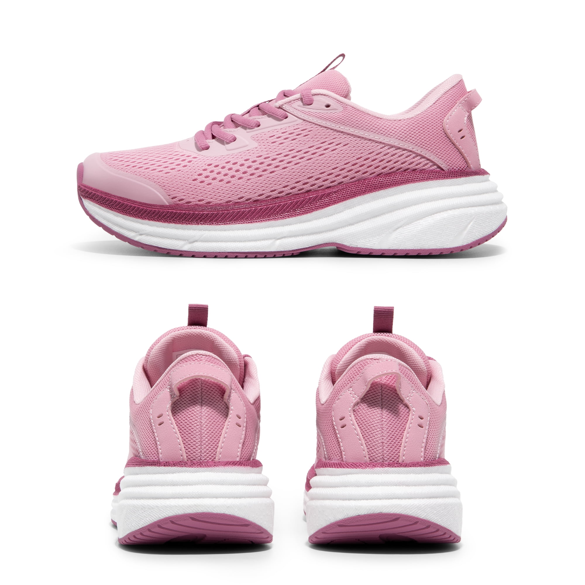NORTIV 8 Women's Running Walking Tennis Shoes: FlexLife Comfortable Cushioning, Non-Slip Breathable Cross Trainer Gym Jogging Sneakers