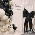 thumbnail image 4 of AUR  Black White Bow Decor 2 Pack,Large & Small Coquette Room Backdrop Wall Decor for Bachelorette Baby Shower Bridal Shower Bow Birthday Decorations, 4 of 15