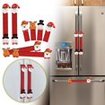 thumbnail image 1 of Christmas Refrigerator Handle Covers 8 Piece Set Santa Snowman Kitchen Appliance Covers Refrigerator Microwave Dishwasher Freezer Door Handle Cover Protector Christmas, 1 of 3