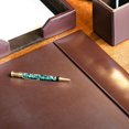 thumbnail image 3 of Dacasso Brown Econo-Line Leather Desk Pad, 30 by 18 Inch, 3 of 7