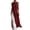 Wine, variant on ChaoHeng Summer Dresses for Women 2026 Sundresses for Solid Round Neck Spaghetti Strap Sleeveless Casual for Black S
