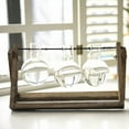 thumbnail image 1 of Terrarium Creative Hydroponic Plant Transparent Vases Flower Pot Wooden Frame Glass Table Plant Home Bonsai Embellishment, 1 of 9