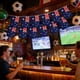 thumbnail image 5 of Decoración del hogar, decoración de habitaciones, decoración de paredes, banderines para ver partidos de fútbol australiano, fiestas temáticas para aficionados, ambientación de bar con 20 banderas de, 5 of 6